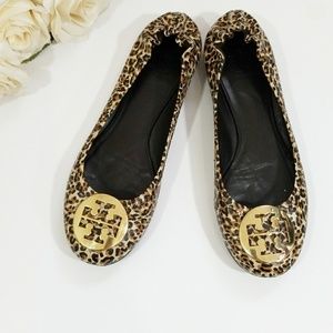 Tory Burch Leopard Print Reva Ballet Flats